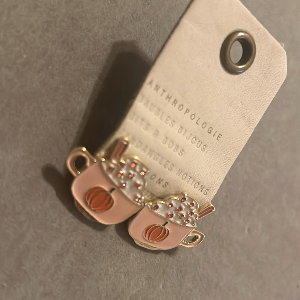 Anthropologie | Baublebar Pumpkin Mug Earrings - Picture 8 of 10